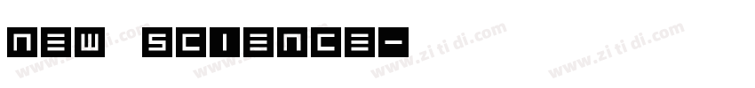 New Science字体转换
